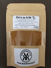 Curry de Kribi : 7,90€ / le sachet de 50g