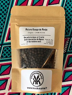 POIVRE ROUGE DE PENJA : sachet de 50g