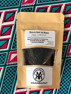 POIVRE NOIR DE PENJA : sachet de 50g