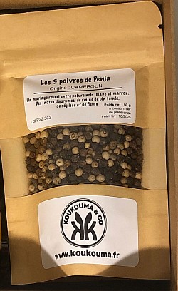 LES 3 POIVRES DE PENJA le sachet de 50g