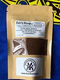 CURRY ROUGE sachet de 50g