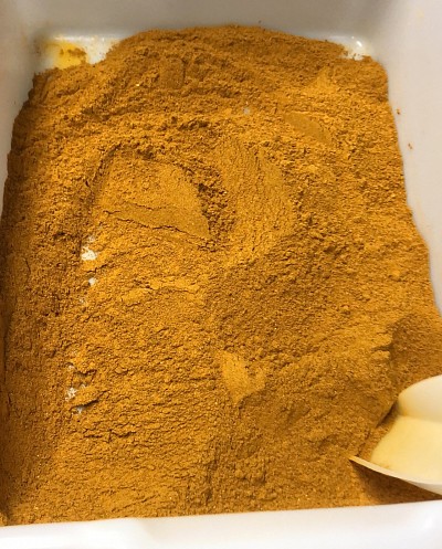 Le curry en préparation
