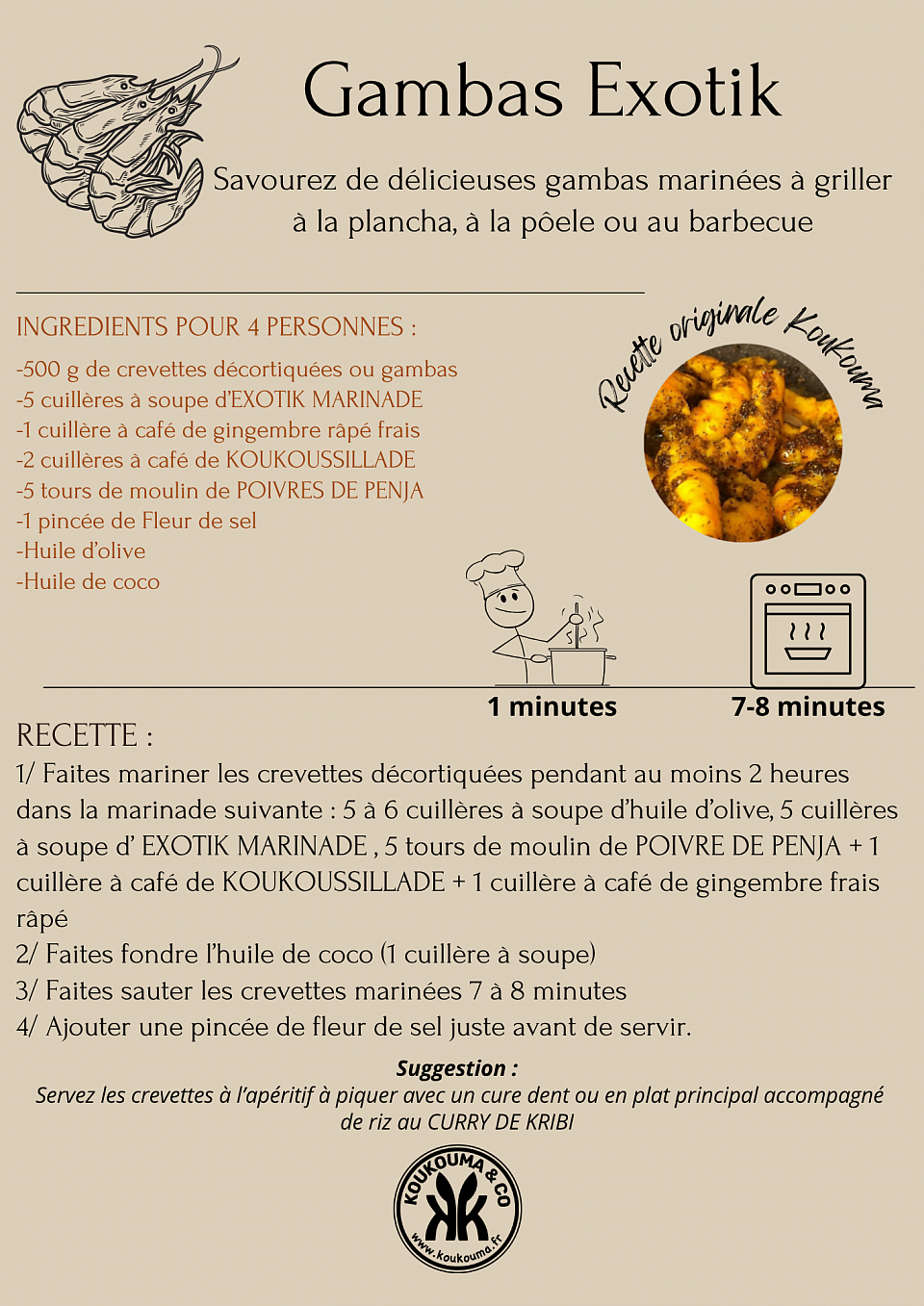 gambas exotik marinade