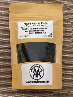 POIVRE NOIR DE PENJA : sachet de 50g