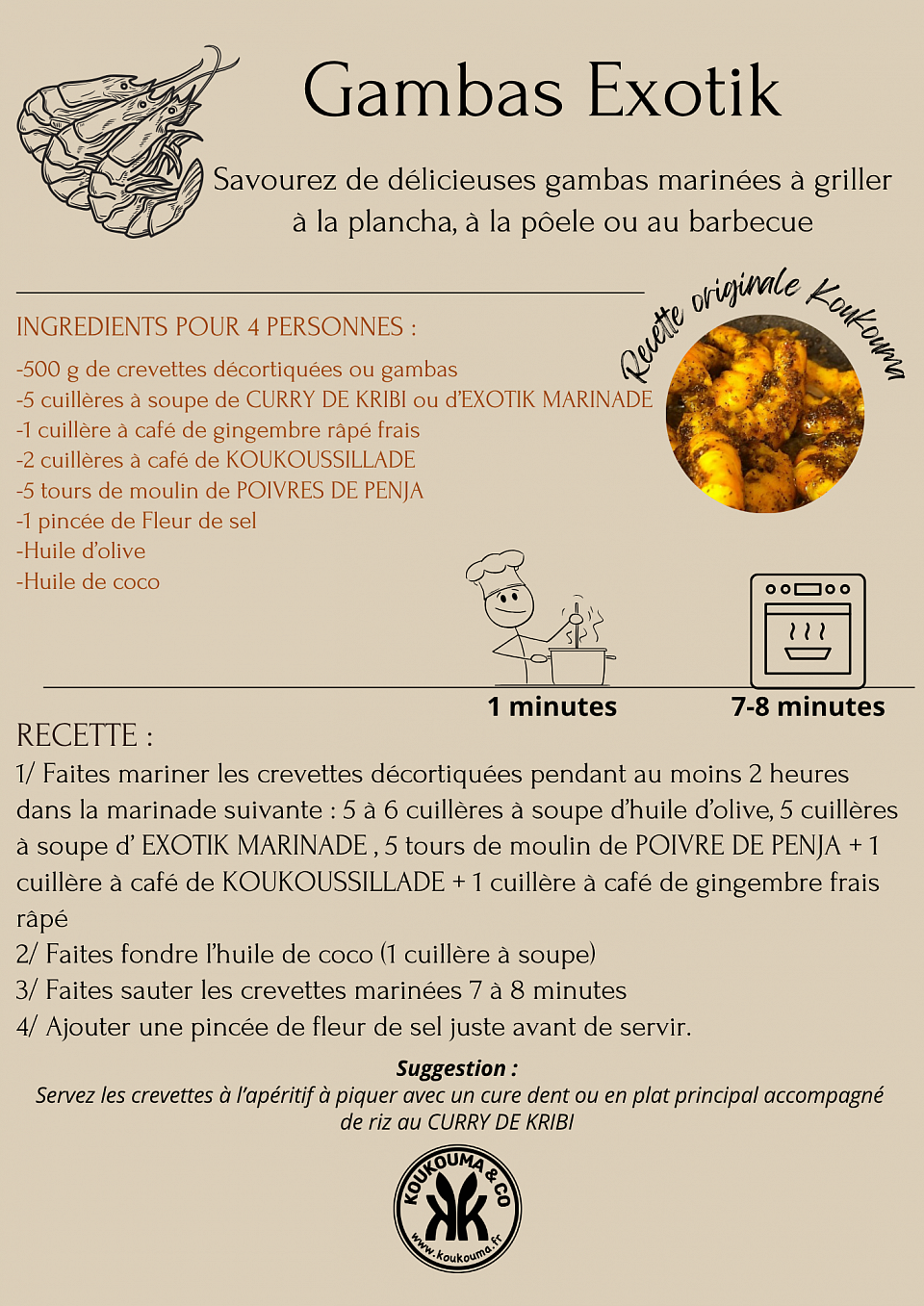 gambas exotik marinade